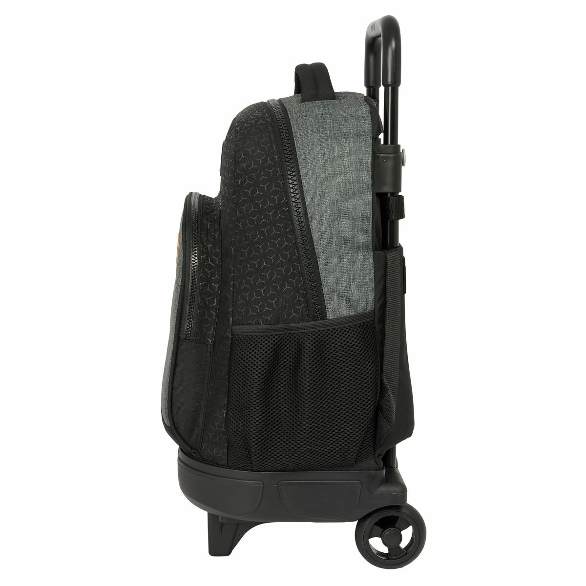 School Rucksack with Wheels BlackFit8 Old school Black Grey 33 x 45 x 22 cm