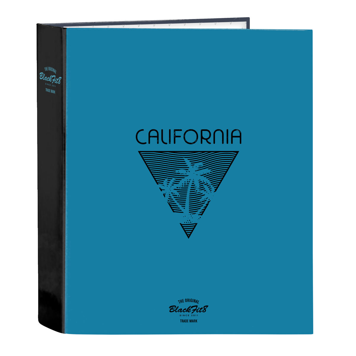 Ring binder BlackFit8 California Blue Black A4 27 x 33 x 6 cm Ring binder BlackFit8 California Blue Black A4 27 x 33 x 6 cm