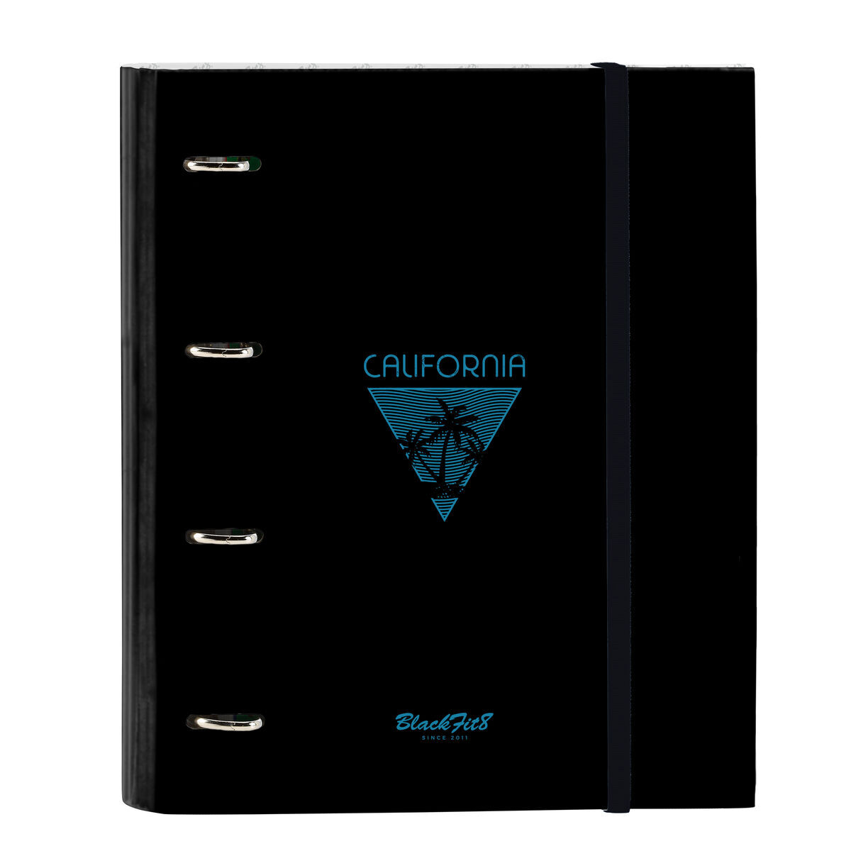 Ring binder BlackFit8 California Blue Black 27 x 32 x 3.5 cm