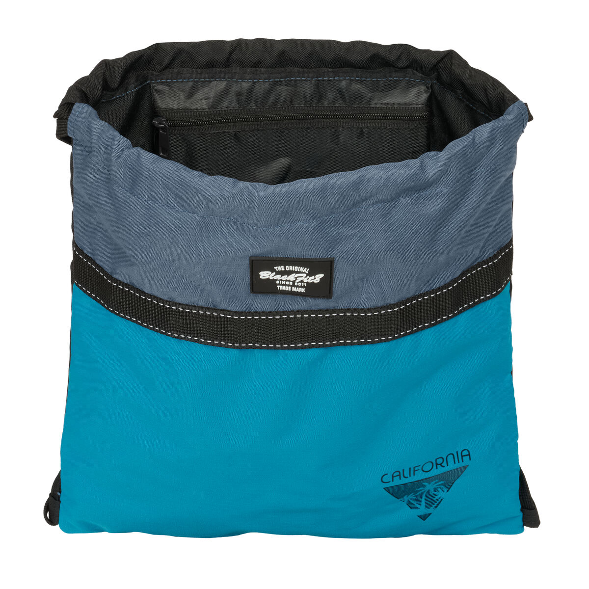 Backpack with Strings BlackFit8 California Blue Black 35 x 40 x 1 cm