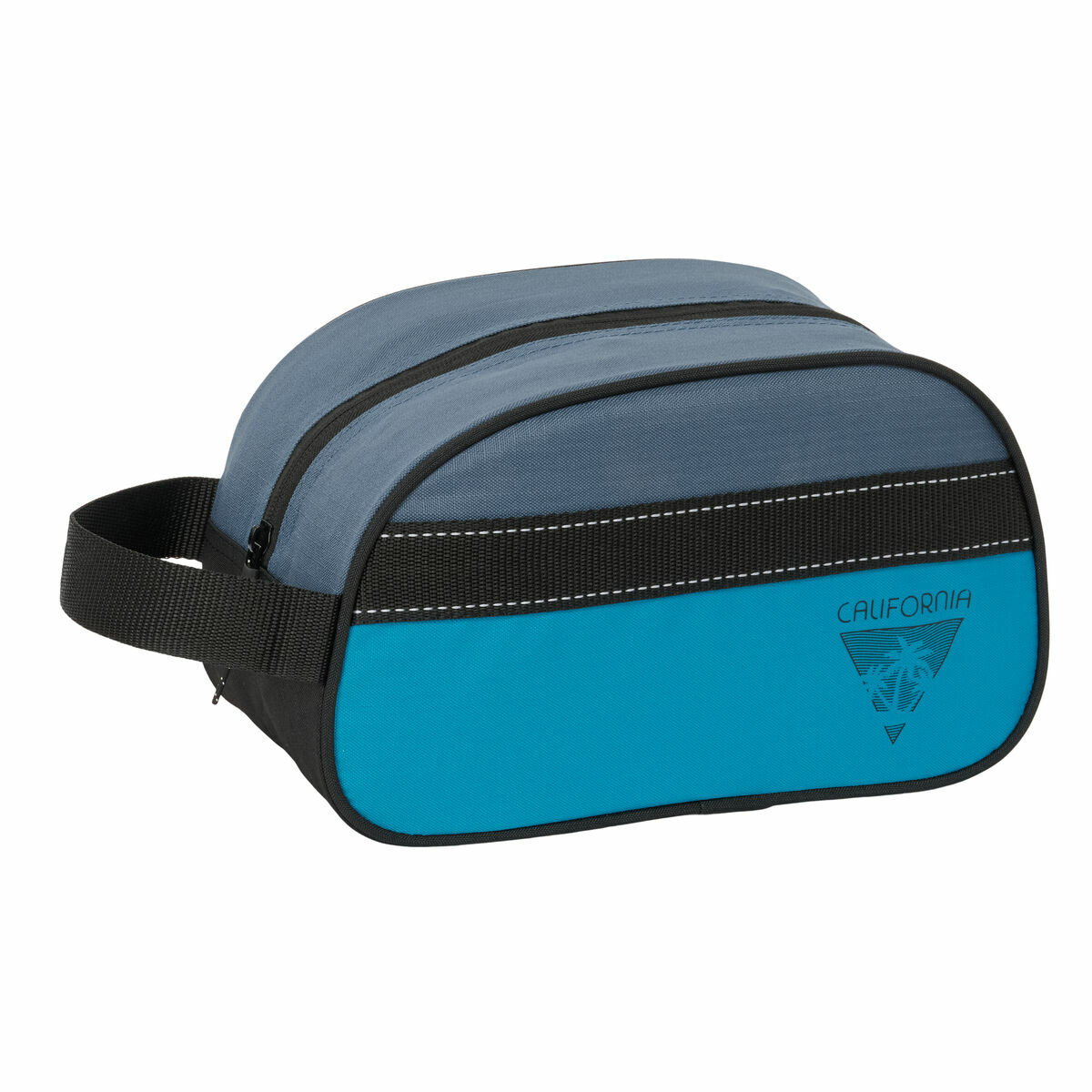 Travel Vanity Case BlackFit8 California Blue Black Recyclable 26 x 15 x 12 cm Travel Vanity Case BlackFit8 California Blue Black Recyclable 26 x 15 x 12 cm