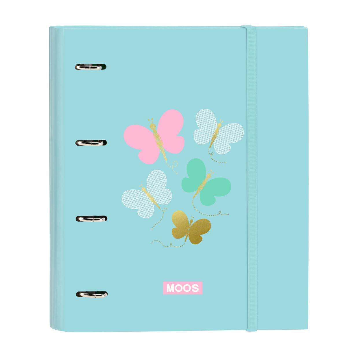 Ring binder Moos Butterflies Blue 27 x 32 x 3.5 cm Ring binder Moos Butterflies Blue 27 x 32 x 3.5 cm
