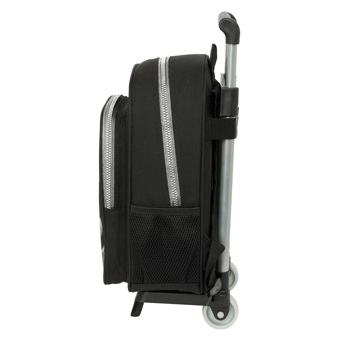 School Rucksack with Wheels Batman Game over Black 27 x 33 x 10 cm