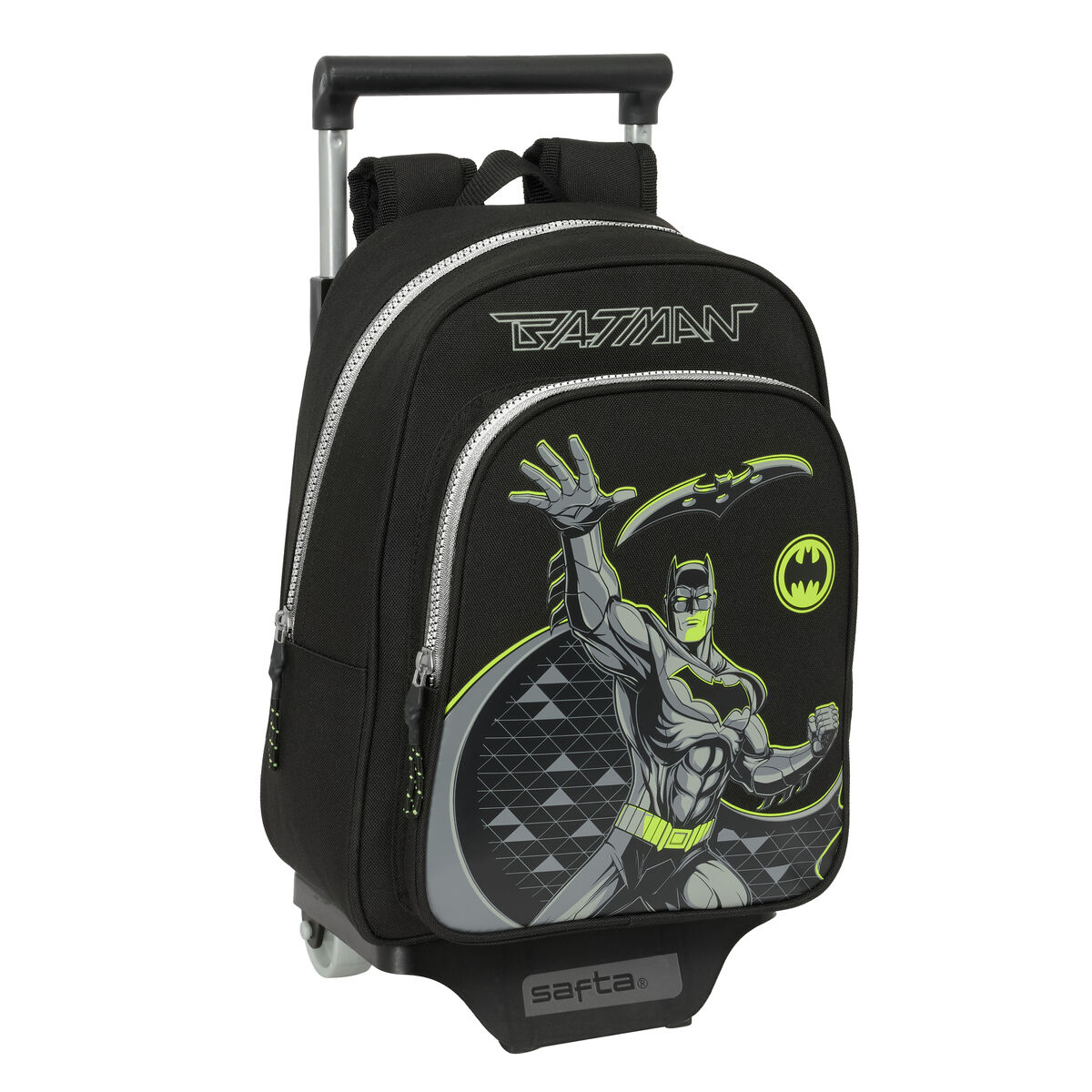 School Rucksack with Wheels Batman Game over Black 27 x 33 x 10 cm School Rucksack with Wheels Batman Game over Black 27 x 33 x 10 cm