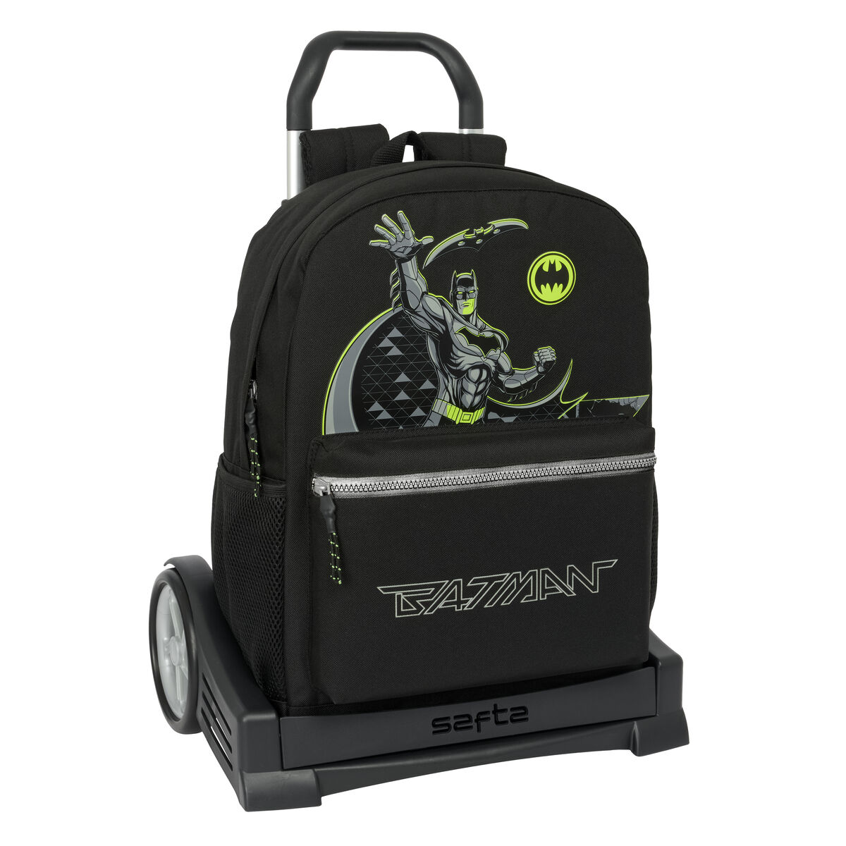 School Rucksack with Wheels Batman Game over Black 32 x 43 x 14 cm School Rucksack with Wheels Batman Game over Black 32 x 43 x 14 cm