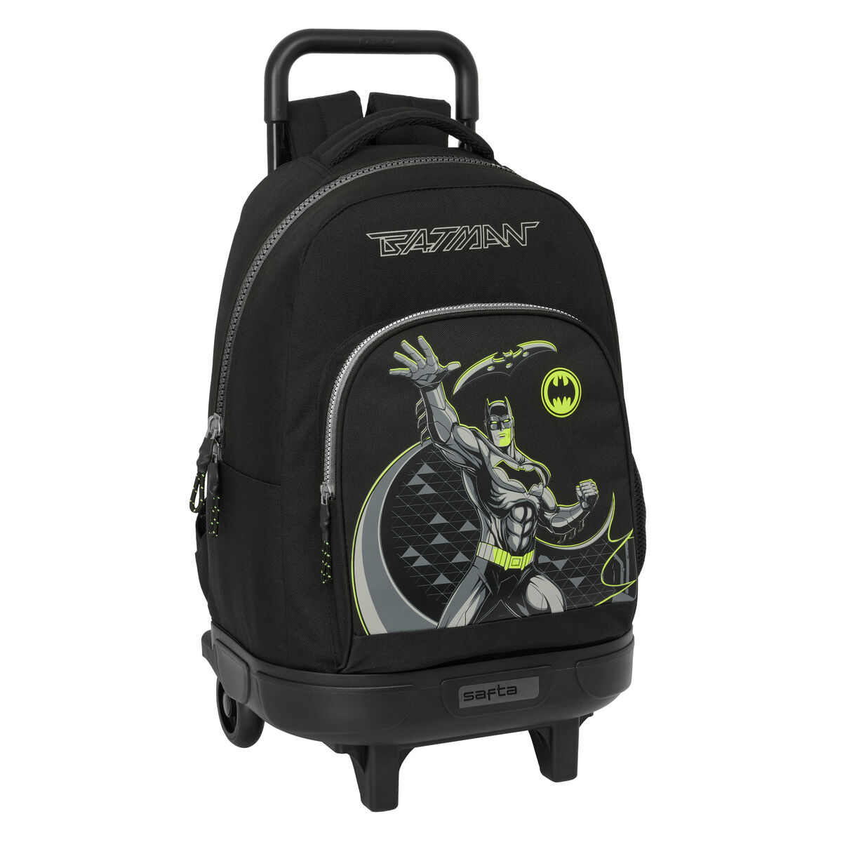 School Rucksack with Wheels Batman Game over Black 33 x 45 x 22 cm School Rucksack with Wheels Batman Game over Black 33 x 45 x 22 cm