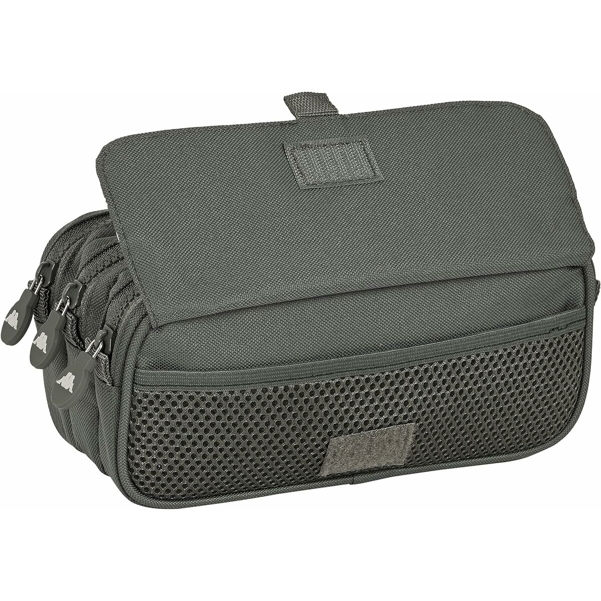 Triple Carry-all Kappa Basics Grey 21,5 x 10 x 8 cm