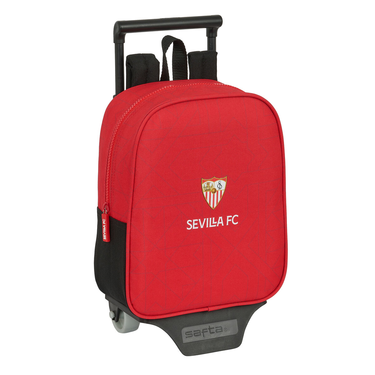School Rucksack with Wheels Sevilla Fútbol Club Black Red 22 x 27 x 10 cm School Rucksack with Wheels Sevilla Fútbol Club Black Red 22 x 27 x 10 cm
