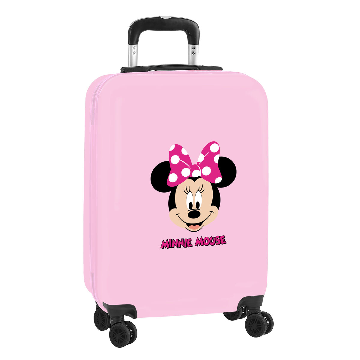 Cabin suitcase Minnie Mouse My Time Pink 20” 34,5 x 55 x 20 cm Cabin suitcase Minnie Mouse My Time Pink 20” 34,5 x 55 x 20 cm