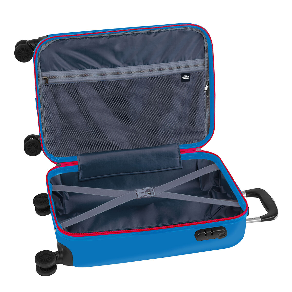 Cabin suitcase Mickey Mouse Only One Navy Blue 20” 34,5 x 55 x 20 cm