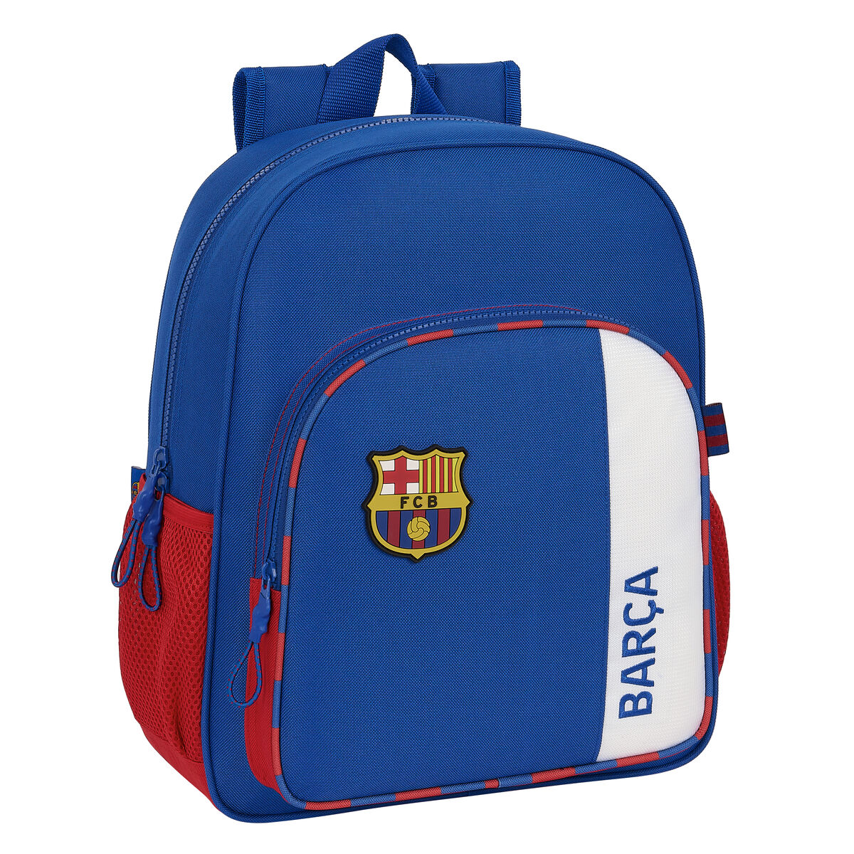 School Bag F.C. Barcelona Blue Maroon 32 X 38 X 12 cm School Bag F.C. Barcelona Blue Maroon 32 X 38 X 12 cm