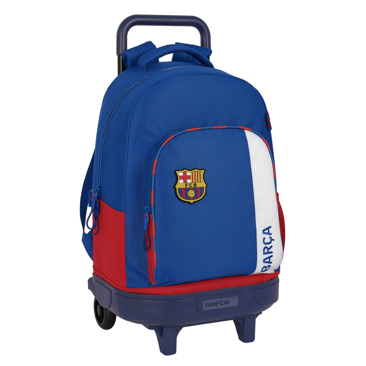 School Rucksack with Wheels F.C. Barcelona Blue Maroon 33 X 45 X 22 cm School Rucksack with Wheels F.C. Barcelona Blue Maroon 33 X 45 X 22 cm