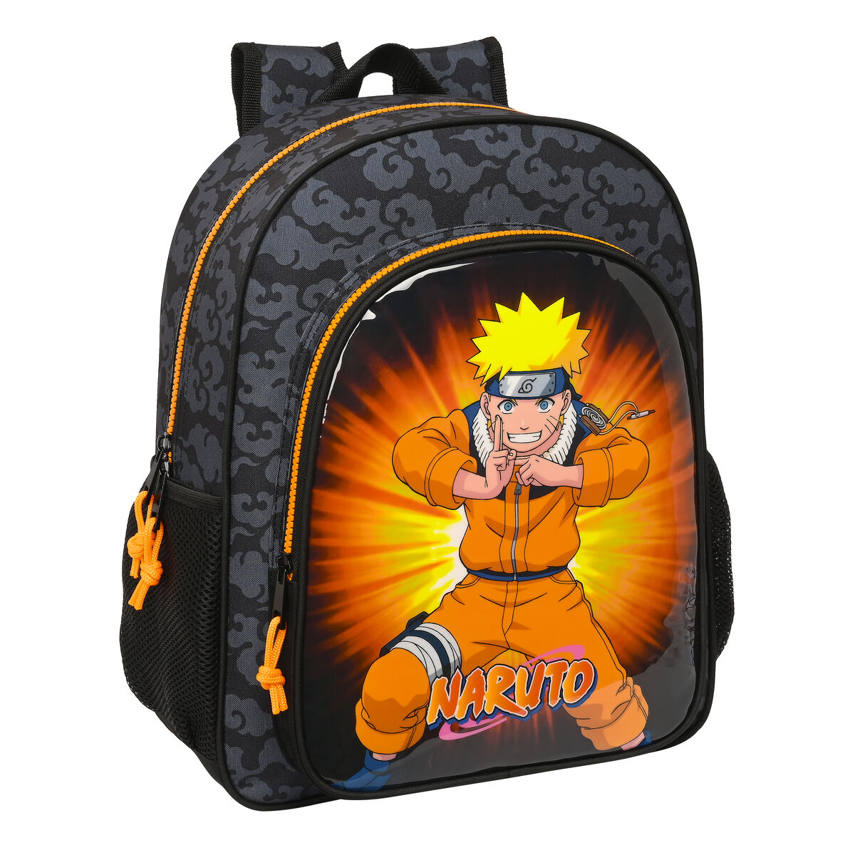 School Bag Naruto Black Orange 32 X 38 X 12 cm School Bag Naruto Black Orange 32 X 38 X 12 cm