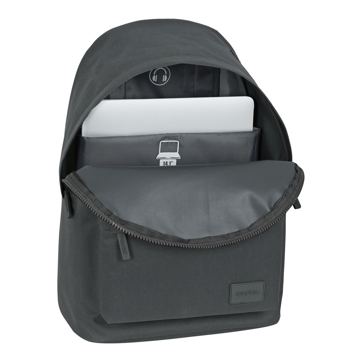 Laptop Backpack Safta   14,1” 31 x 41 x 16 cm Grey