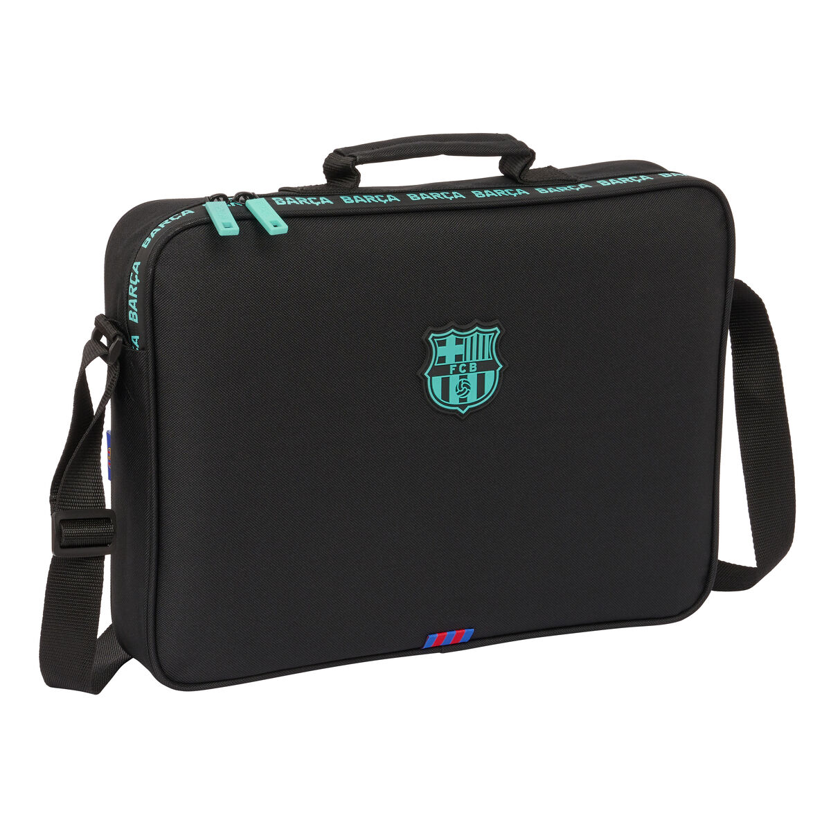 School Satchel F.C. Barcelona Black 38 x 28 x 6 cm School Satchel F.C. Barcelona Black 38 x 28 x 6 cm