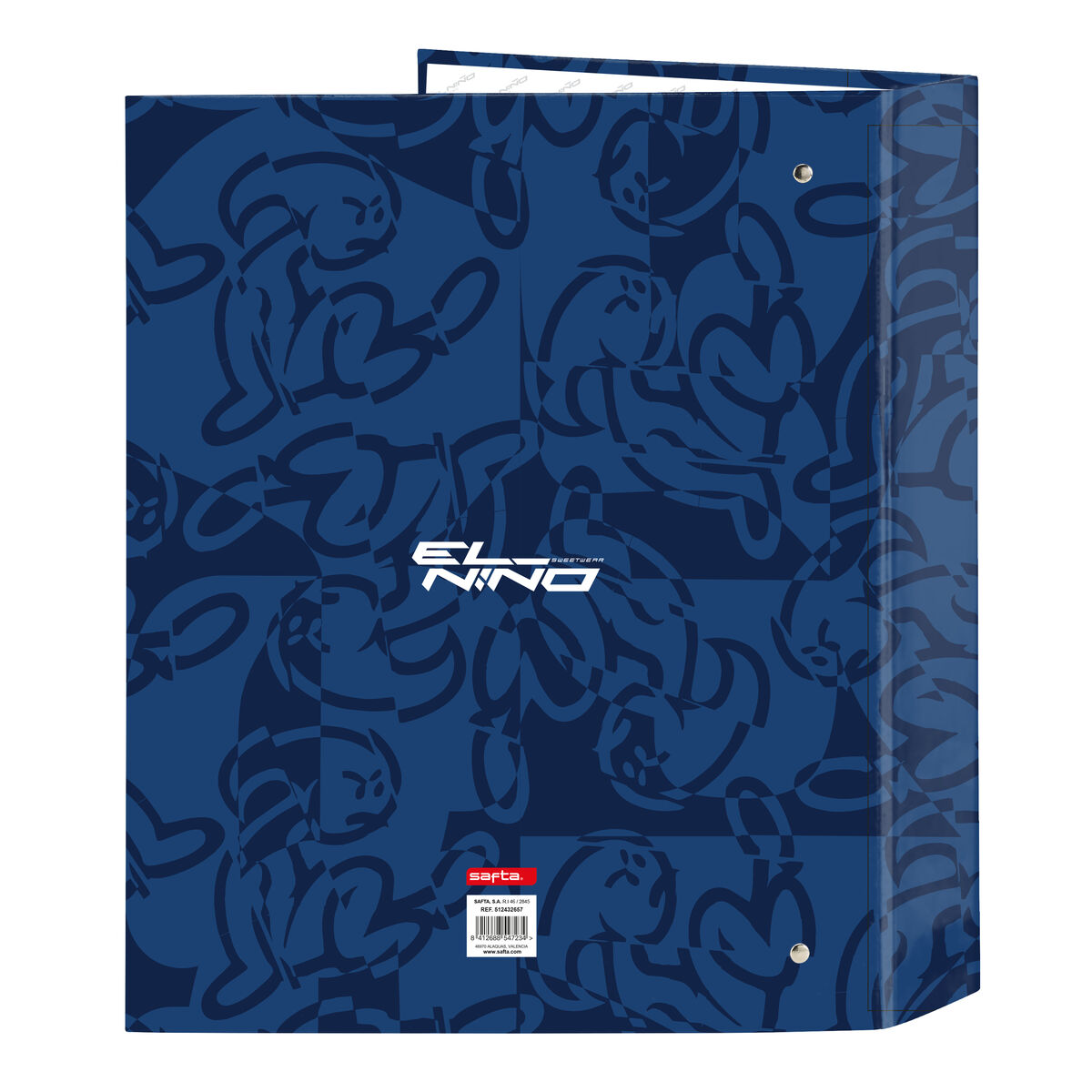 Ring binder El NiÃ±o Paradise Navy Blue A4 27 x 33 x 6 cm