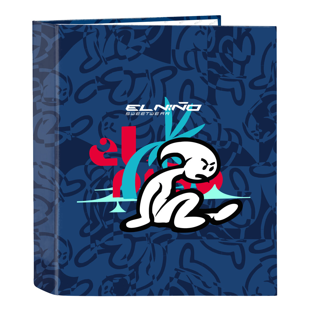 Ring binder El NiÃ±o Paradise Navy Blue A4 27 x 33 x 6 cm
