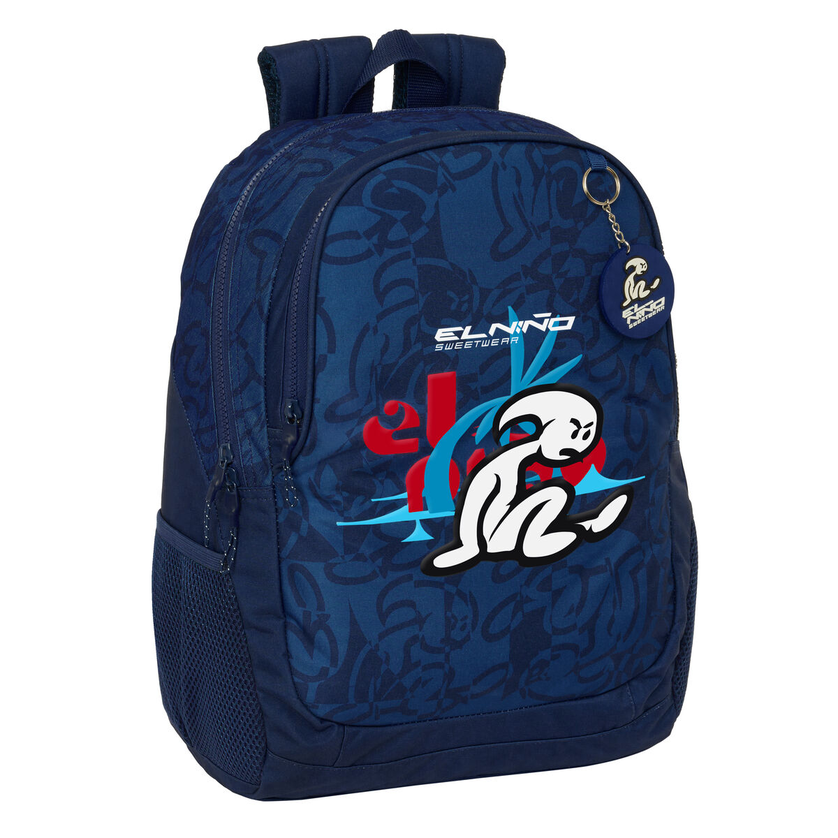 School Bag El Nio Paradise Navy Blue 32 x 44 x 16 cm School Bag El Nio Paradise Navy Blue 32 x 44 x 16 cm