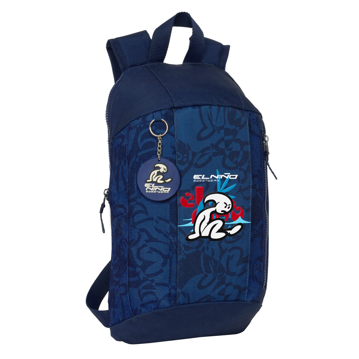 Rucksack El NiÃ±o Paradise Mini Navy Blue 22 x 39 x 10 cm