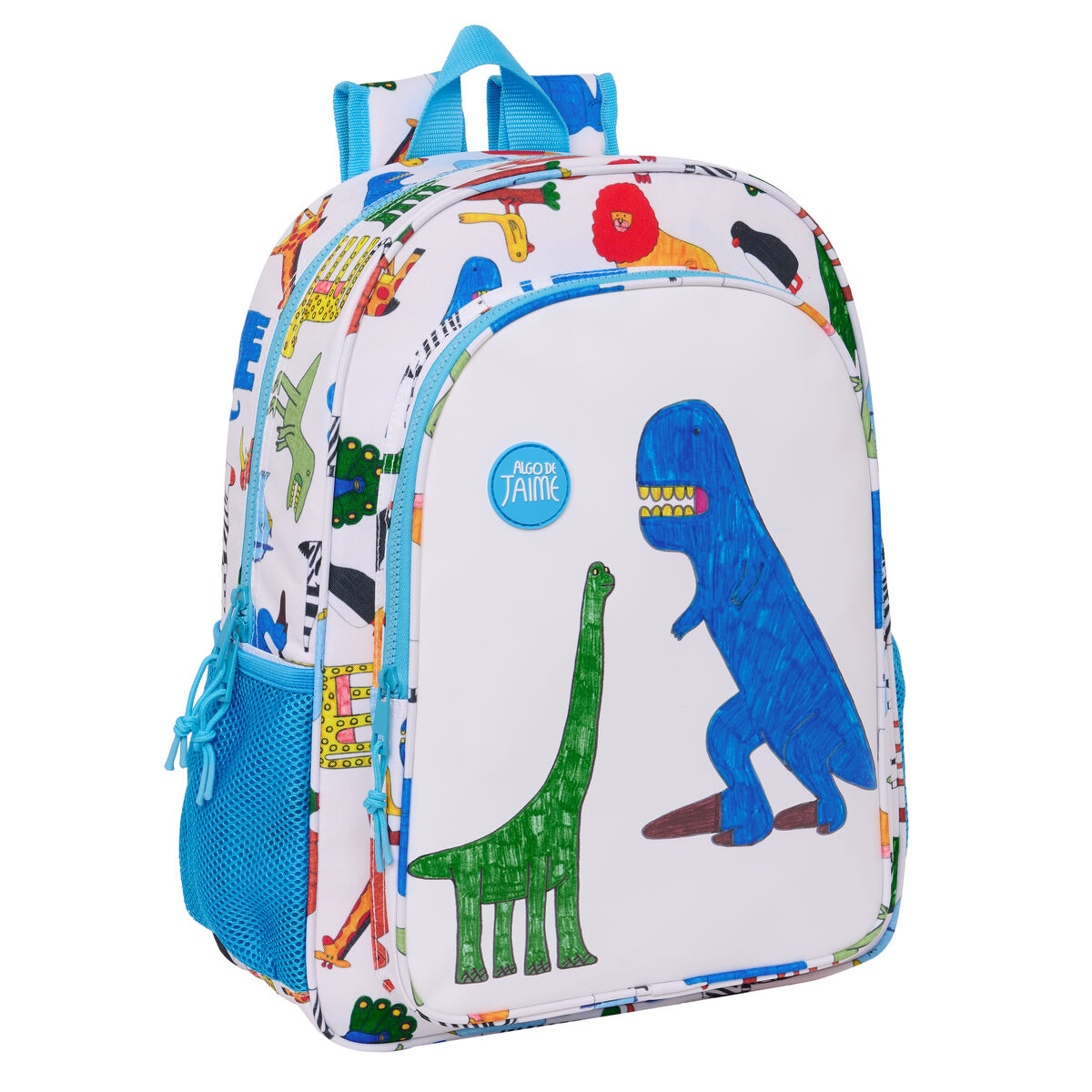 School Bag Algo de Jaime White 33 x 42 x 14 cm School Bag Algo de Jaime White 33 x 42 x 14 cm