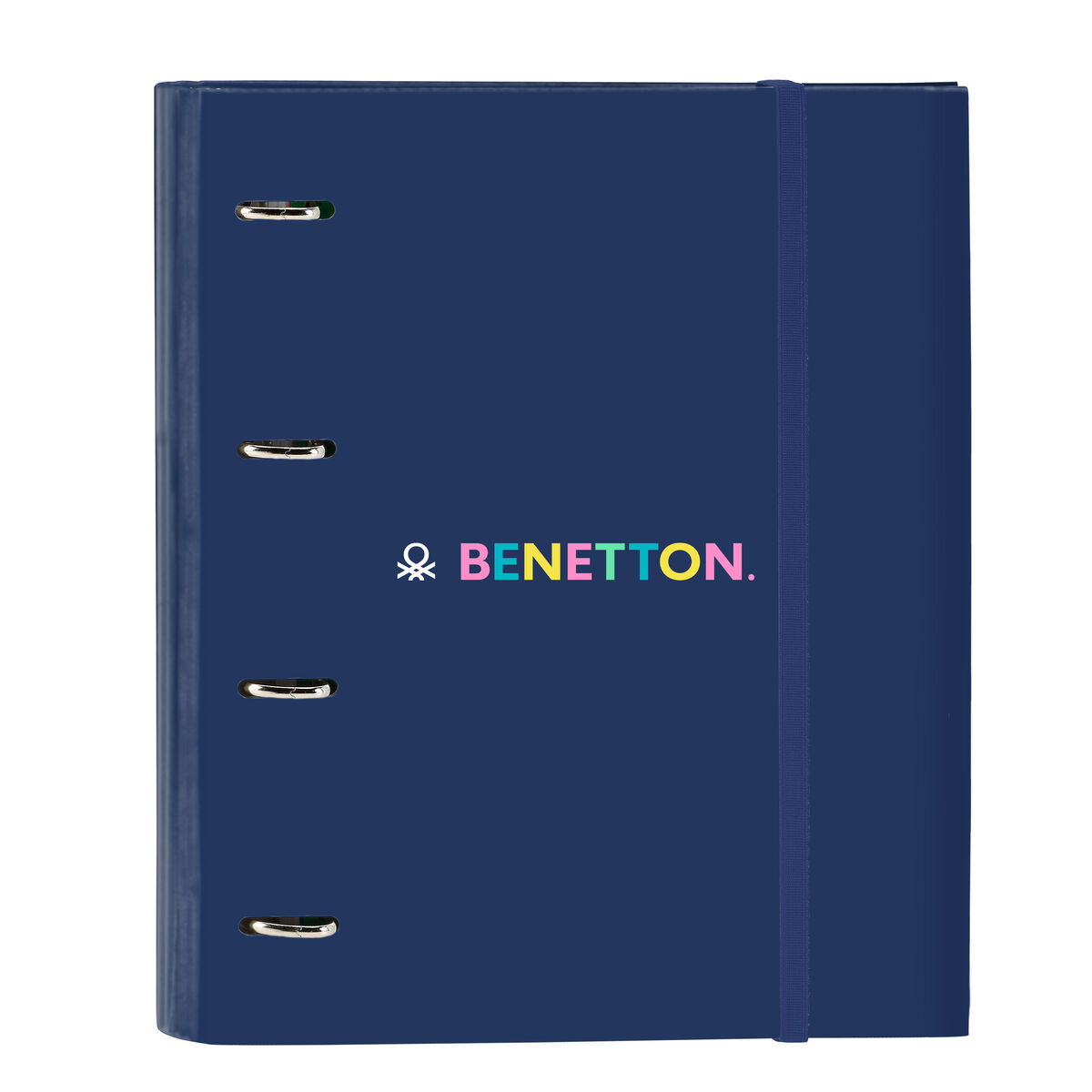 Ring binder Benetton Cool Navy Blue 27 x 32 x 3.5 cm Ring binder Benetton Cool Navy Blue 27 x 32 x 3.5 cm