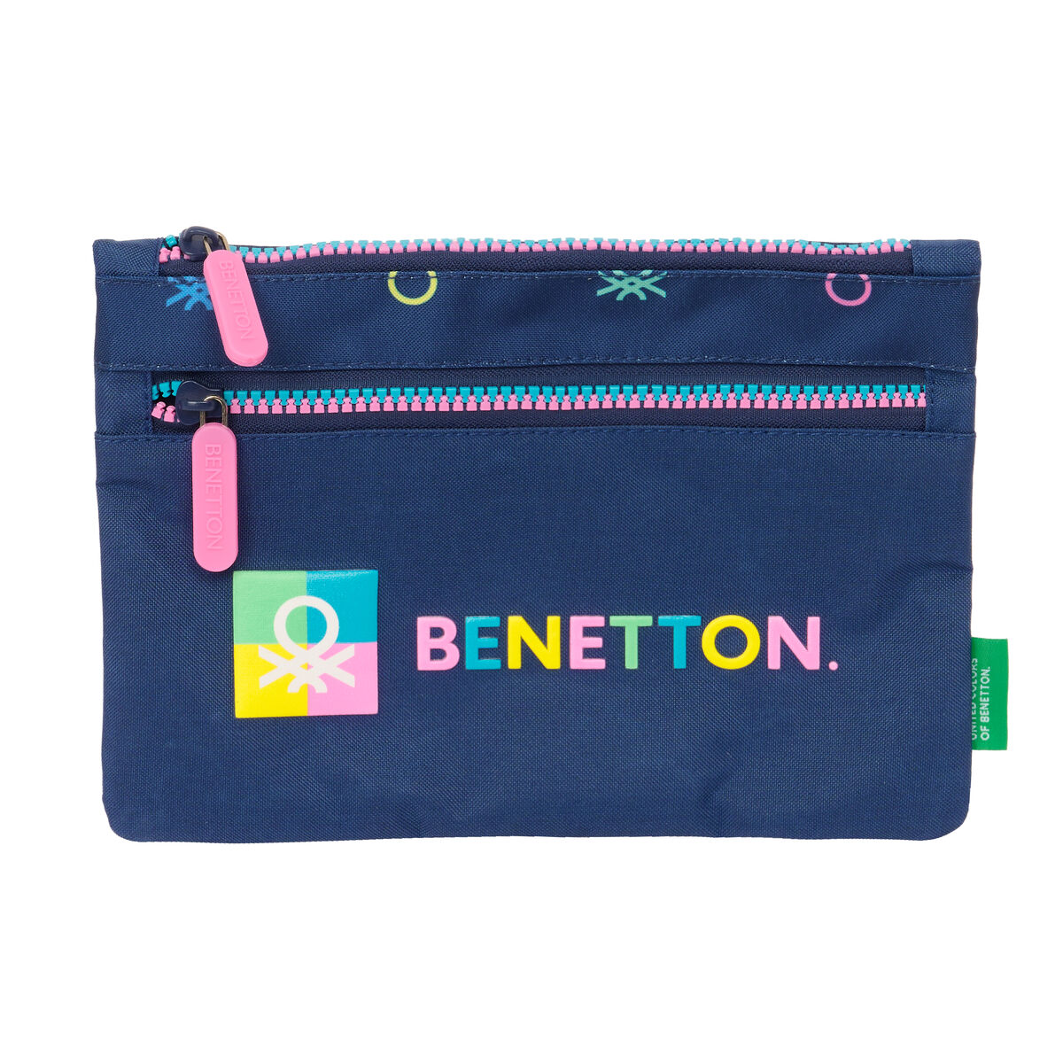 School Case Benetton Cool Navy Blue 23 x 16 x 3 cm School Case Benetton Cool Navy Blue 23 x 16 x 3 cm