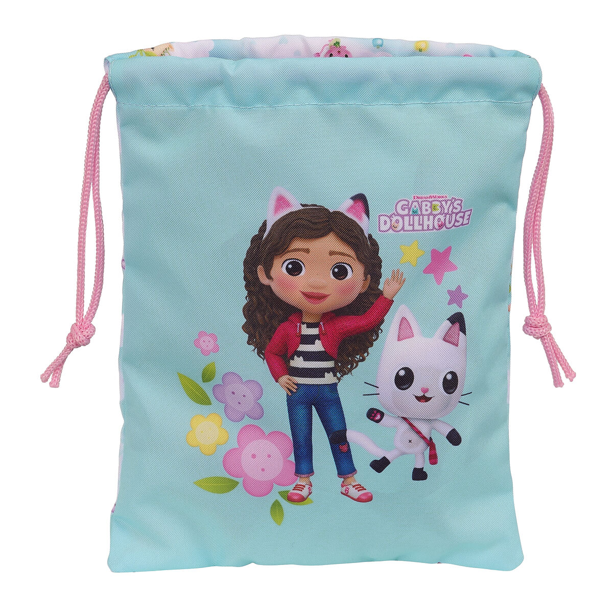 Lunchbox Gabby’s Dollhouse Light Blue Polyester 300D 20 x 25 cm