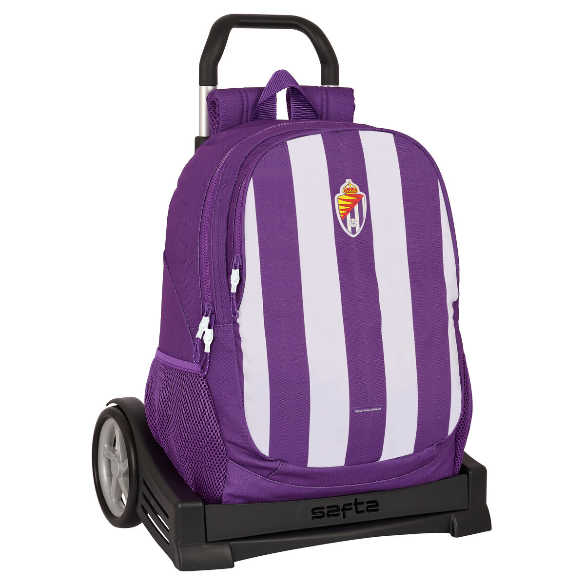 School Rucksack with Wheels Real Valladolid C.F. Purple 32 x 44 x 16 cm School Rucksack with Wheels Real Valladolid C.F. Purple 32 x 44 x 16 cm