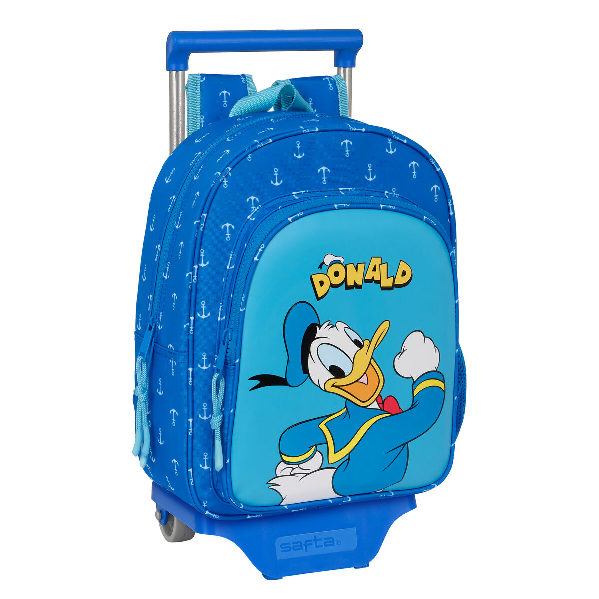 School Rucksack with Wheels Donald Blue 26 x 34 x 11 cm School Rucksack with Wheels Donald Blue 26 x 34 x 11 cm