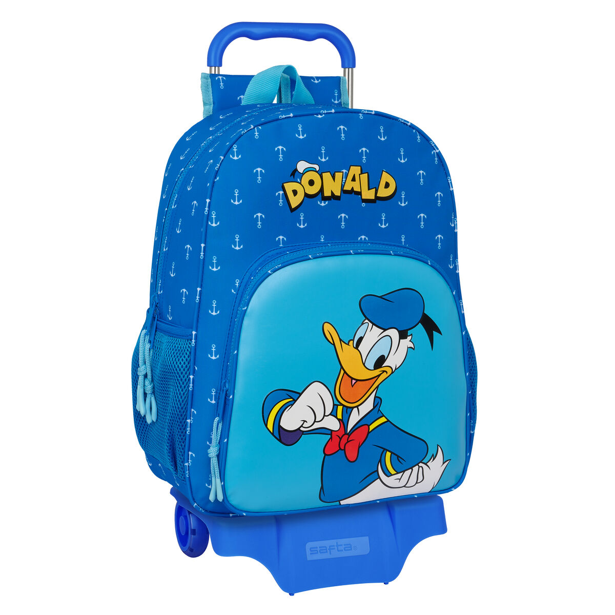 School Rucksack with Wheels Donald Blue 33 x 42 x 14 cm School Rucksack with Wheels Donald Blue 33 x 42 x 14 cm