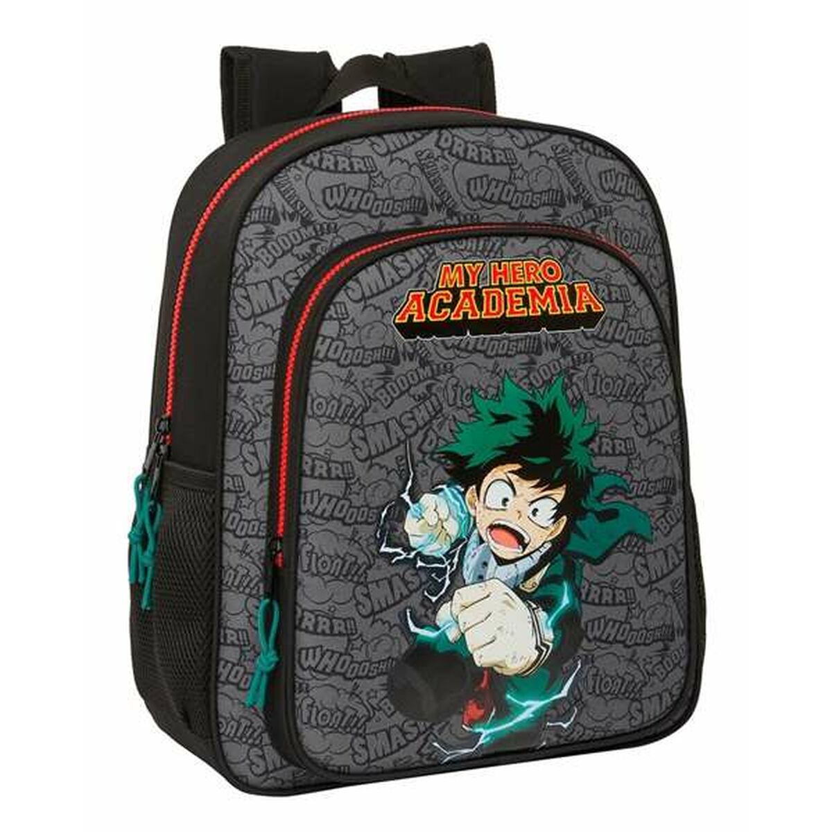 School Bag My Hero Academia Black 32 X 38 X 12 cm School Bag My Hero Academia Black 32 X 38 X 12 cm