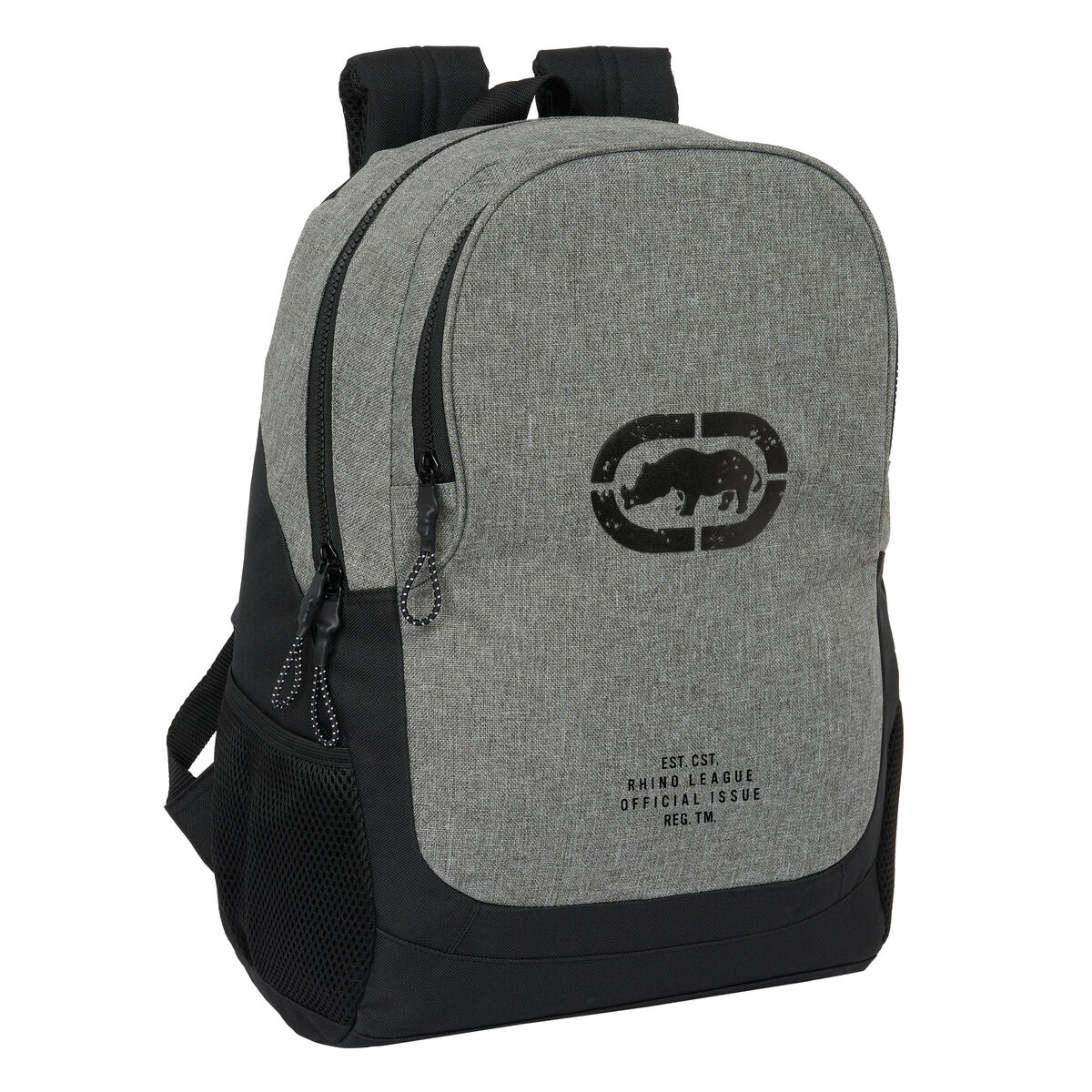 School Bag Eckō Unltd. Rhino Black Grey 32 x 44 x 16 cm School Bag Eckō Unltd. Rhino Black Grey 32 x 44 x 16 cm