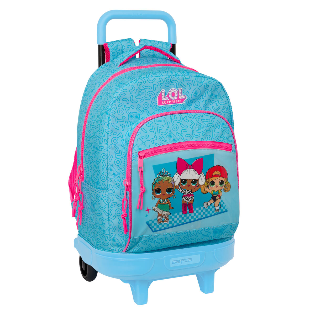School Rucksack with Wheels LOL Surprise! Divas Blue 33 X 45 X 22 cm School Rucksack with Wheels LOL Surprise! Divas Blue 33 X 45 X 22 cm