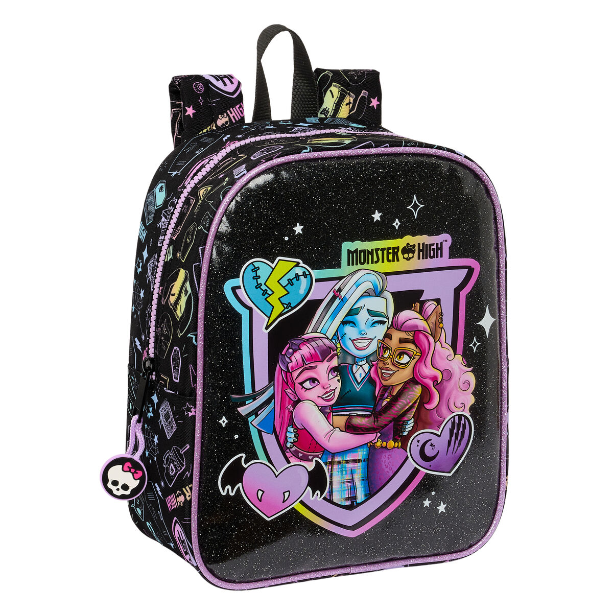 Child bag Monster High Black 22 x 27 x 10 cm Child bag Monster High Black 22 x 27 x 10 cm