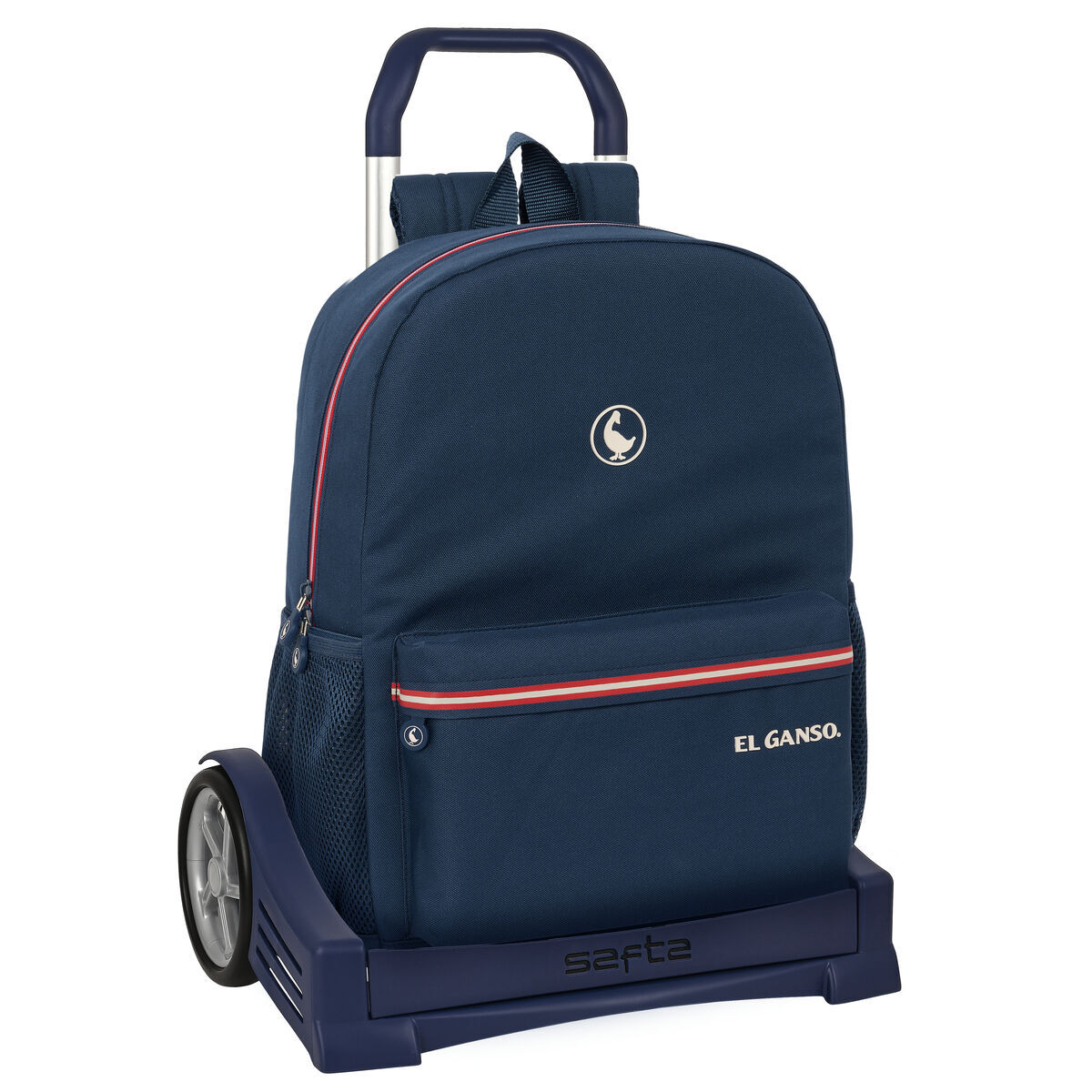 School Rucksack with Wheels El Ganso Classic Navy Blue 32 x 43 x 14 cm School Rucksack with Wheels El Ganso Classic Navy Blue 32 x 43 x 14 cm