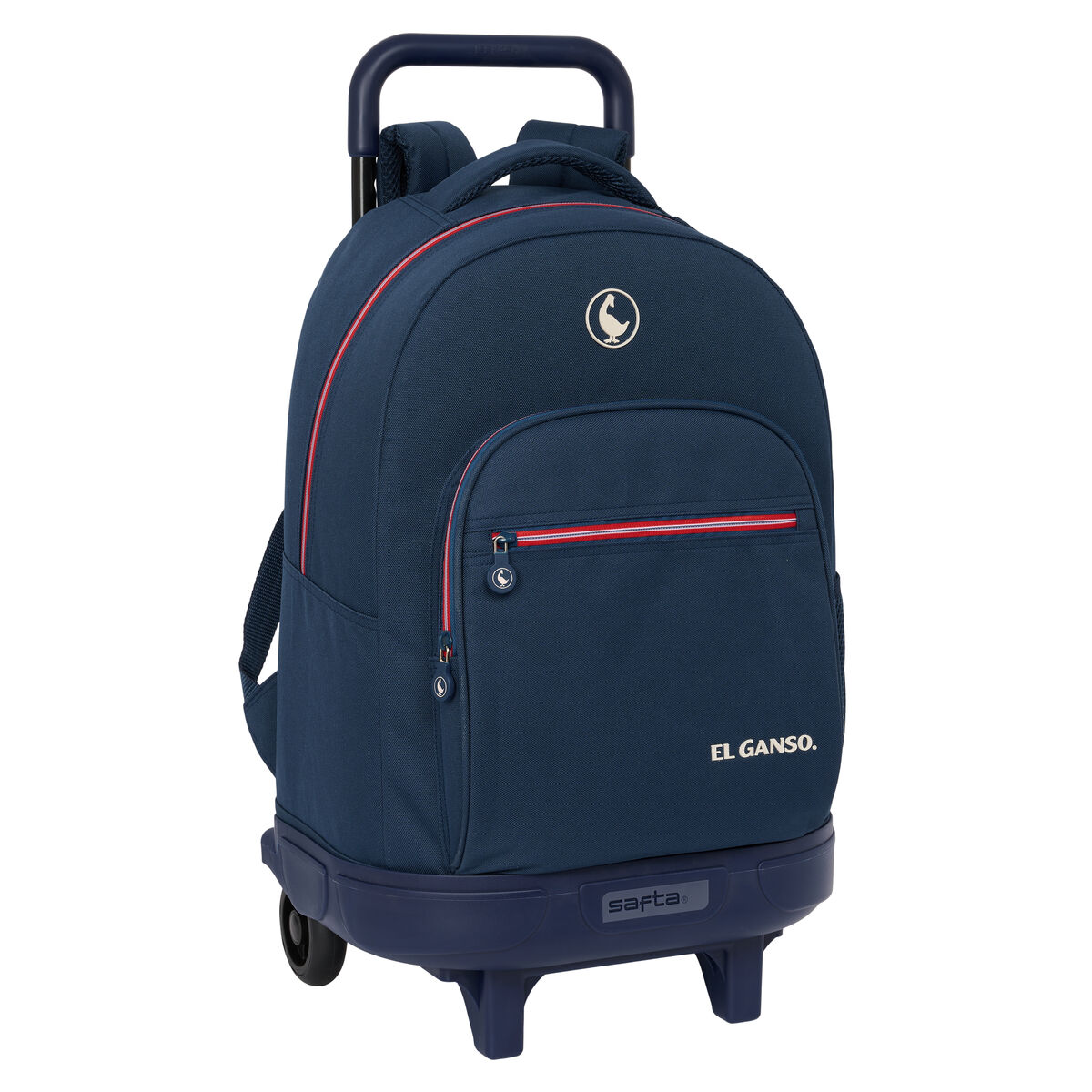 School Rucksack with Wheels El Ganso Classic Navy Blue 33 X 45 X 22 cm School Rucksack with Wheels El Ganso Classic Navy Blue 33 X 45 X 22 cm