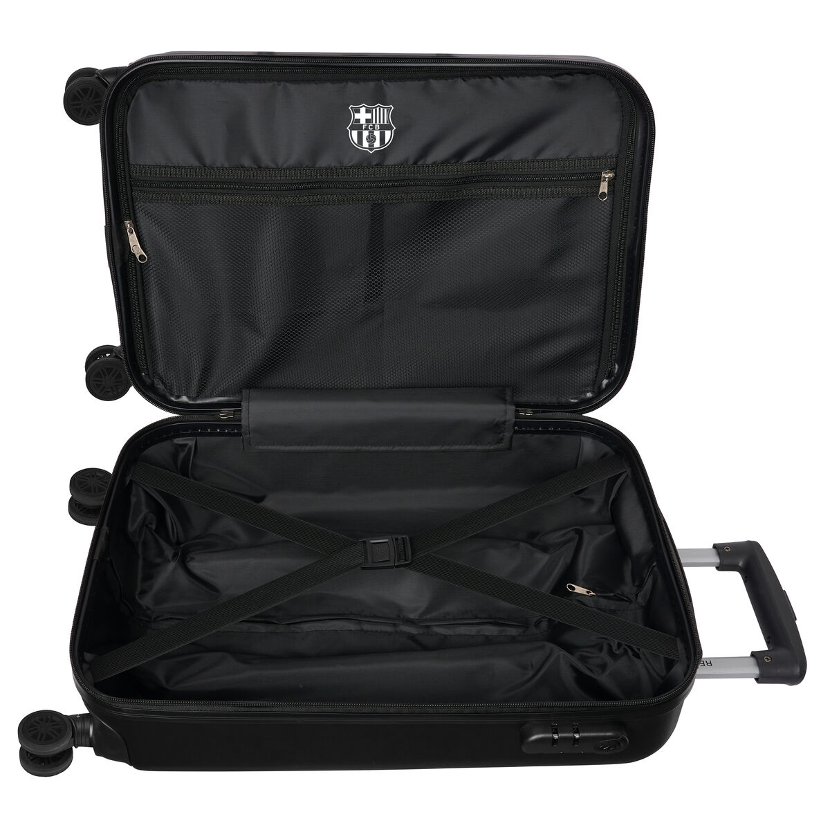 Cabin Trolley F.C. Barcelona Black 20” 34,5 x 55 x 20 cm