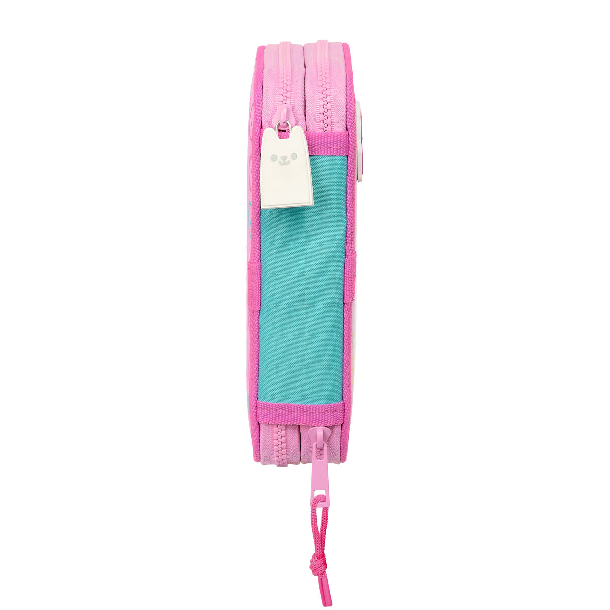 Double Pencil Case Gabby’s Dollhouse Party Pink 12.5 x 19.5 x 4 cm 28 Pieces