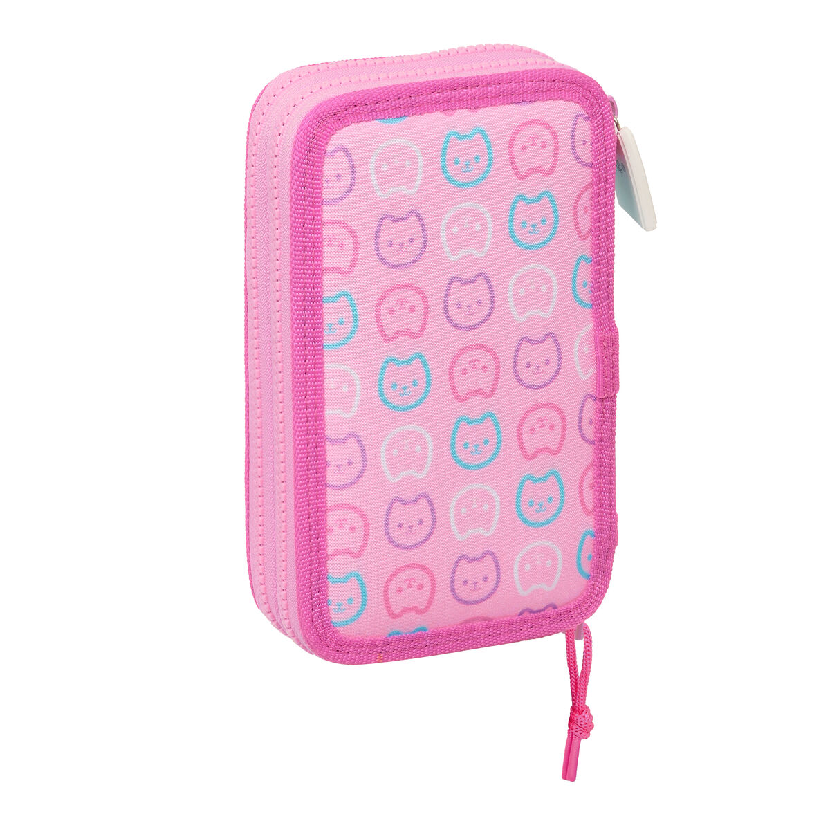Double Pencil Case Gabby’s Dollhouse Party Pink 12.5 x 19.5 x 4 cm 28 Pieces
