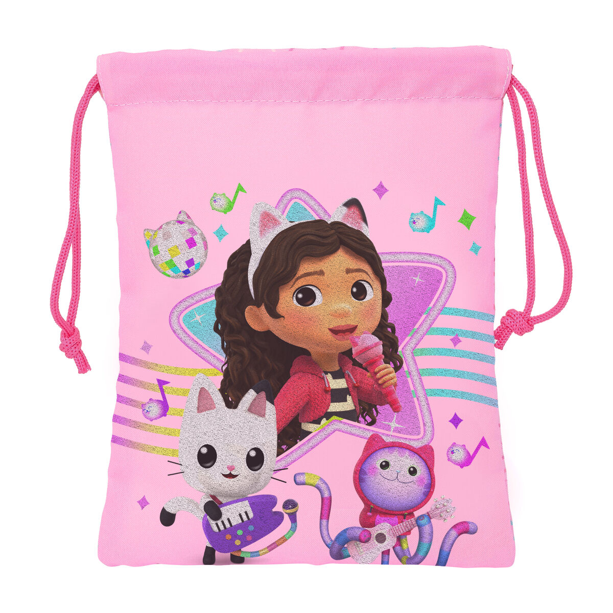 snack bag Gabby’s Dollhouse Party Pink snack bag Gabby’s Dollhouse Party Pink