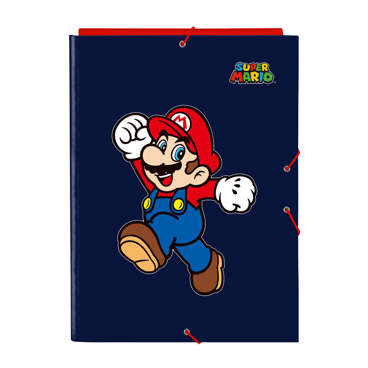 Folder Super Mario World Navy Blue A4 Folder Super Mario World Navy Blue A4