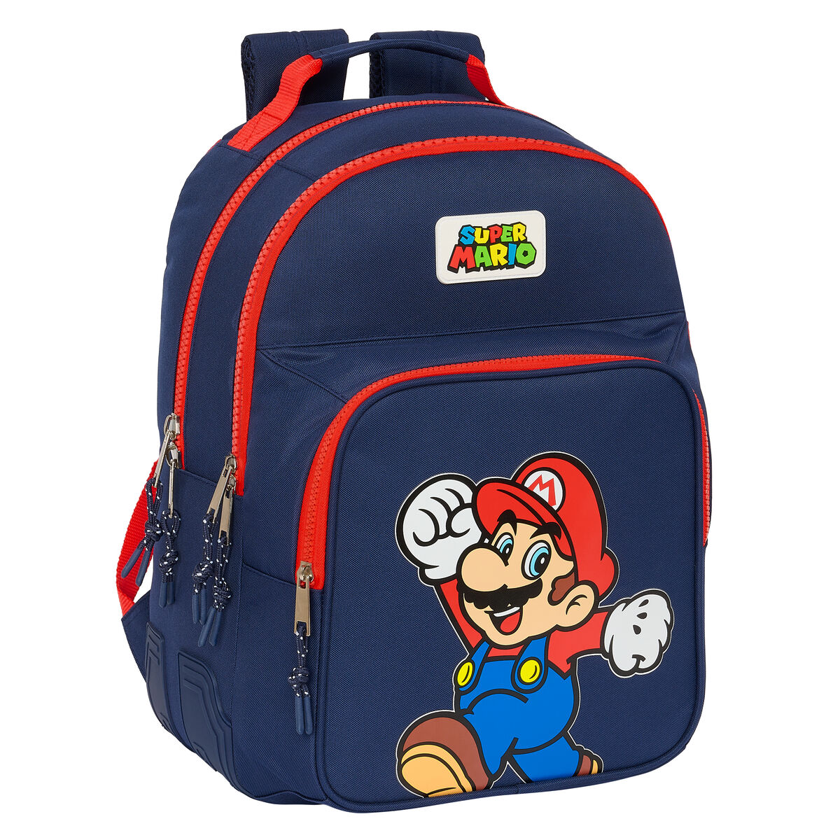 School Bag Super Mario World Navy Blue 32 x 42 x 15 cm School Bag Super Mario World Navy Blue 32 x 42 x 15 cm