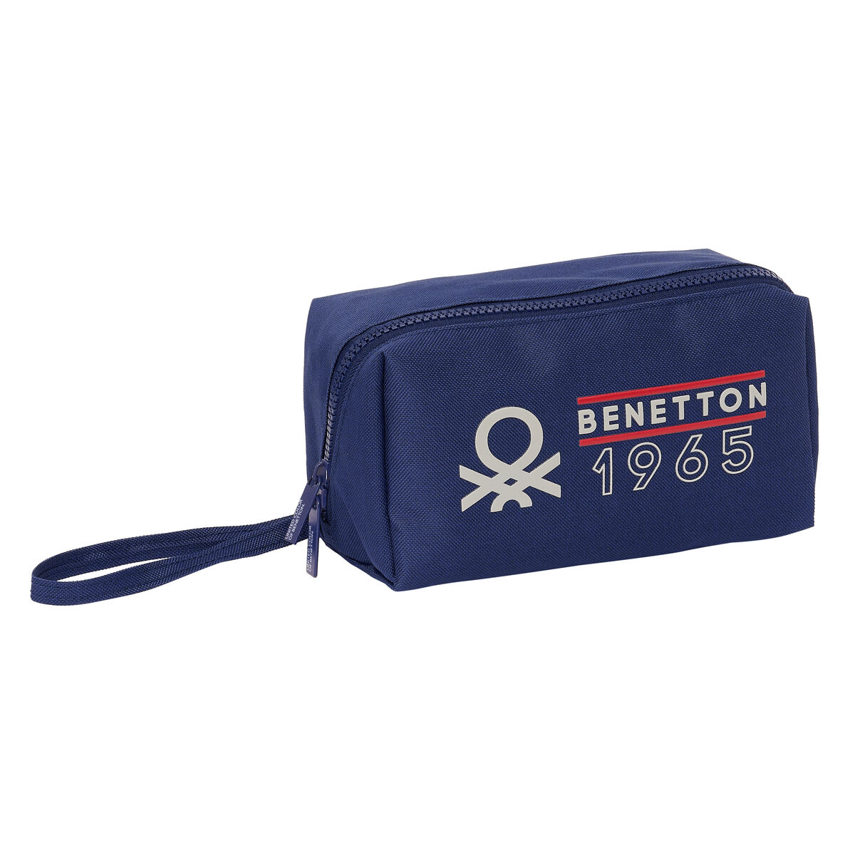 School Case Benetton Varsity Grey Navy Blue 22 x 10 x 10 cm School Case Benetton Varsity Grey Navy Blue 22 x 10 x 10 cm