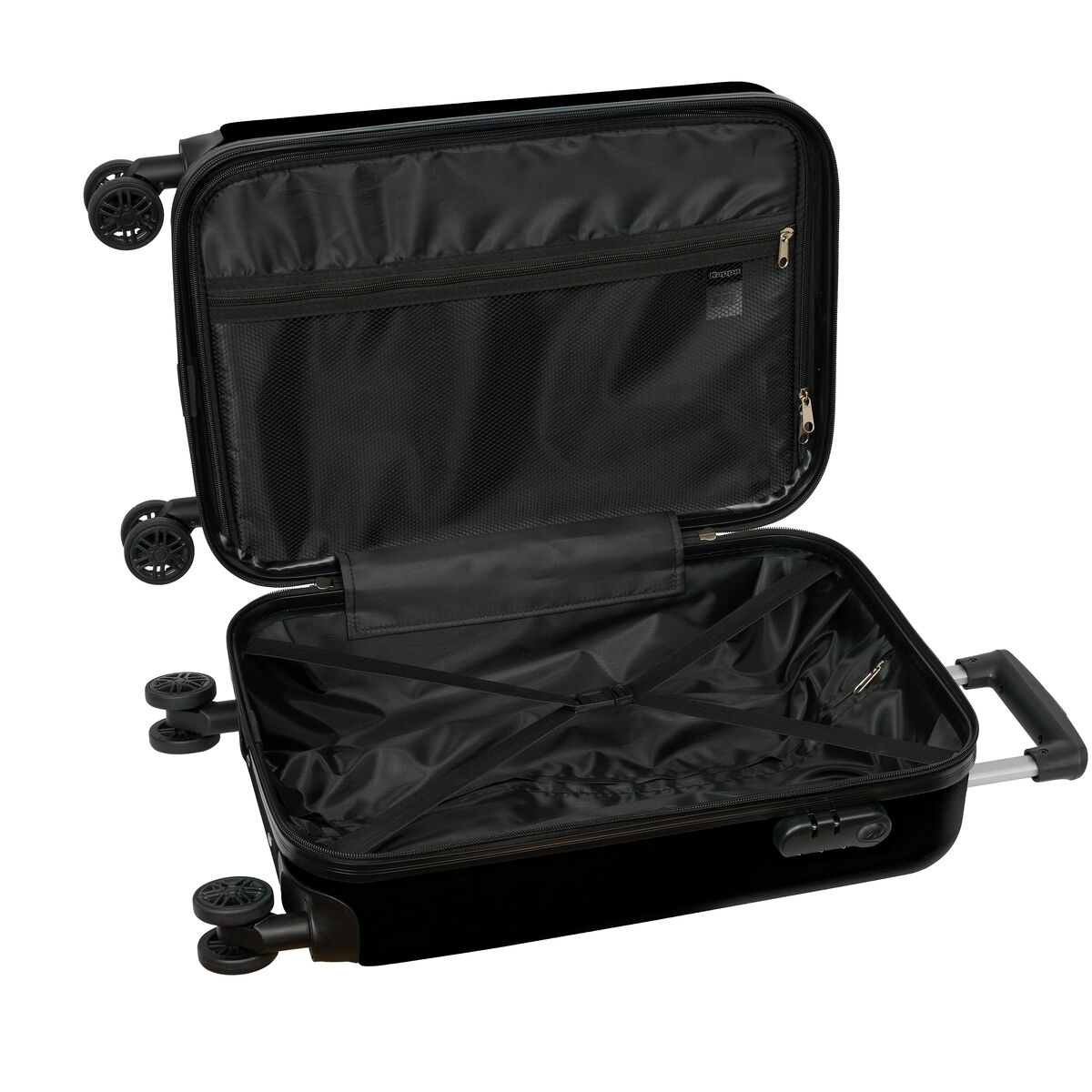Cabin Trolley Kappa kappa Black 20” 34,5 x 55 x 20 cm