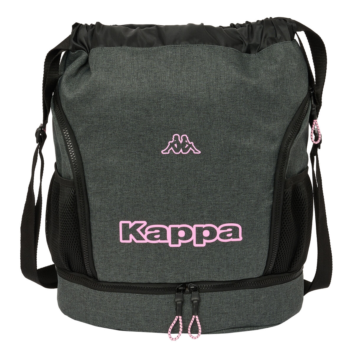 Child’s Backpack Bag Kappa Silver pink Grey 35 x 40 x 1 cm