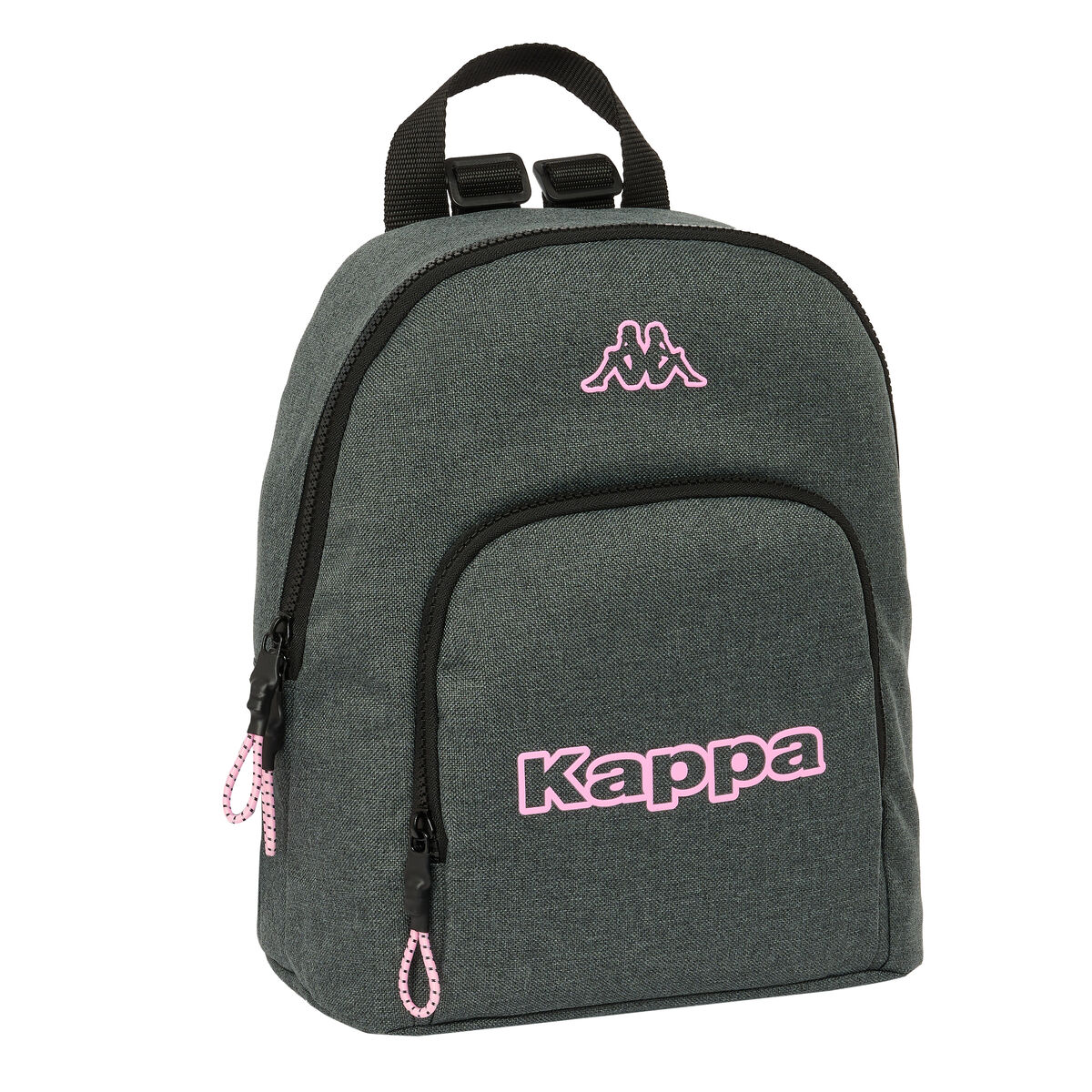 Rucksack Kappa Silver pink Mini Grey 25 x 30 x 13 cm Rucksack Kappa Silver pink Mini Grey 25 x 30 x 13 cm