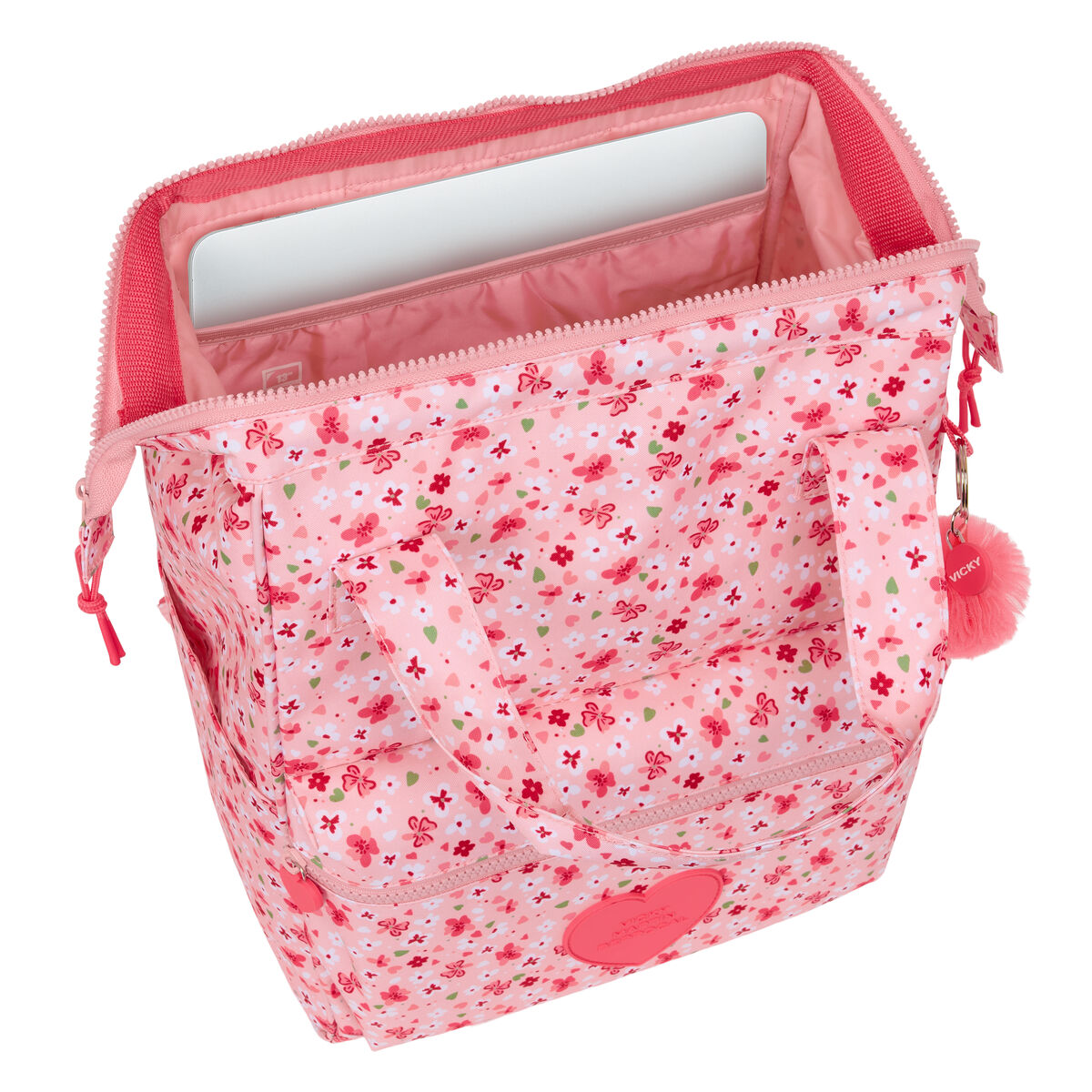Laptop Backpack Vicky Martn Berrocal vmb Pink 27 x 40 x 19 cm