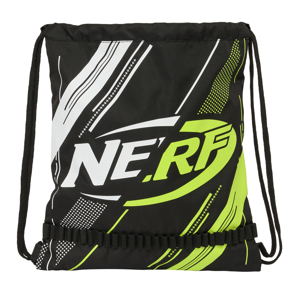 Backpack with Strings Nerf Get ready Black 35 x 40 x 1 cm Backpack with Strings Nerf Get ready Black 35 x 40 x 1 cm