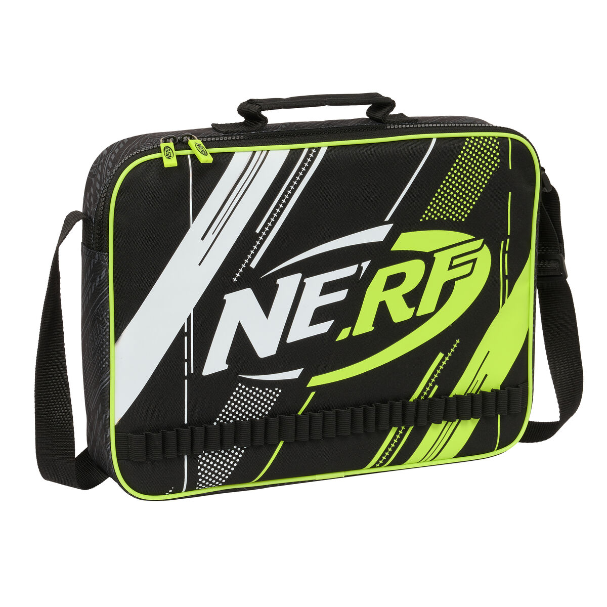 School Satchel Nerf Get ready Black 38 x 28 x 6 cm School Satchel Nerf Get ready Black 38 x 28 x 6 cm