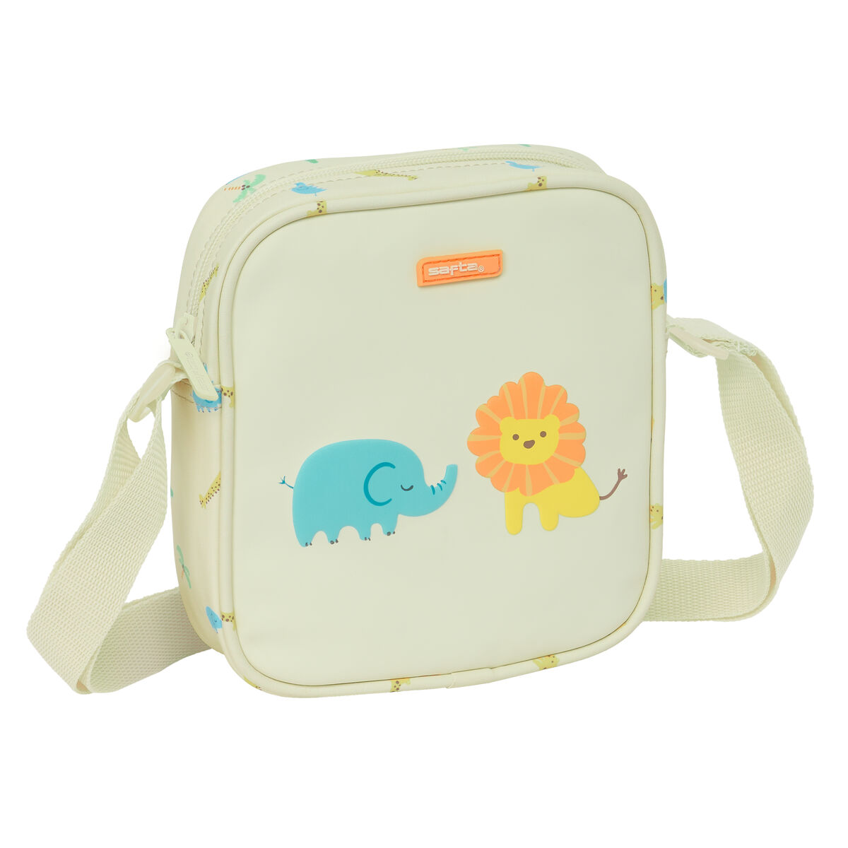 Shoulder Bag Safta Jungle Beige 16 x 18 x 4 cm Shoulder Bag Safta Jungle Beige 16 x 18 x 4 cm